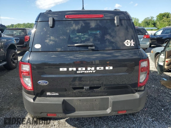 2024 Ford Bronco Sport Outer Banks with VIN 3FMCR9C62RRE92711, listed as a Copart auction lot 55787445 with Not provided miles and Salvage title. Bid and sale history available at DreamBid. Image 6.