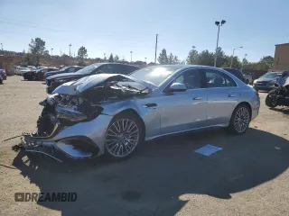 2025 Mercedes-Benz E with VIN W1KLF6DB4SA113821, listed as a Copart auction lot 43442585 with Not Provided miles and Salvage Title. Bid and sale history available at DreamBid. Image 1.
