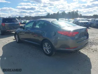 2012 Kia Optima LX with VIN 5XXGM4A72CG083861, listed as a IAAI auction lot 41909434 with 124,526 mi miles. Bid and sale history available at carsss.com. Image 3.