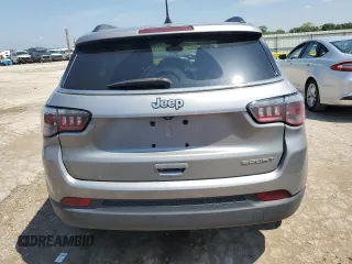 2020 Jeep Compass Sport с VIN 3C4NJCAB8LT170148, выставлен на аукционе Copart как лот 68173654 с пробегом 57 642 миль миль и Списание • Salvage title. История ставок и продаж доступна на DreamBid. Изображение 6.