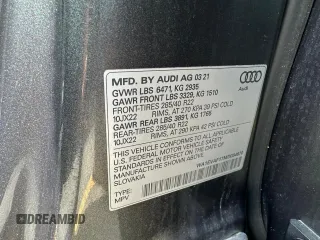 2021 Audi Q8 Premium Plus z VIN WA1EVAF17MD034670, wystawiony jako Copart lot #56331855 z przebiegiem 79 150 mil mil oraz Tytuł czysty. Historia ofert i sprzedaży dostępna na DreamBid. Obrazek 10.