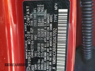 2024 Hyundai Kona SEL with VIN KM8HCCAB4RU047092, listed as a Copart auction lot 54319195 with 12,924 mi miles and Salvage Title. Bid and sale history available at carsss.com. Image 13.