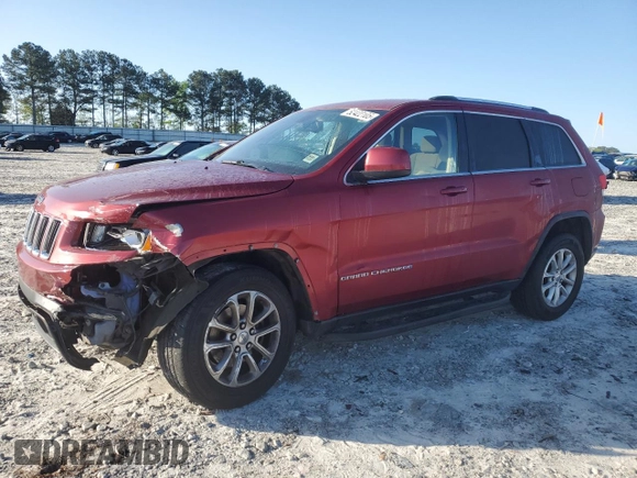 2014 Jeep Grand Cherokee Laredo with VIN 1C4RJEAG2EC475183, listed as a Copart auction lot 52422105 with 215,324 mi miles and Salvage Title. Bid and sale history available at carsss.com. Image 1.