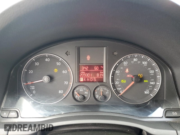 2007 Volkswagen Jetta Wolfsburg Edition с VIN 3VWEF71K17M067577, выставлен на аукционе Copart как лот 55351695 с пробегом 209 301 миль миль и Списание • Salvage title. История ставок и продаж доступна на DreamBid. Изображение 9.