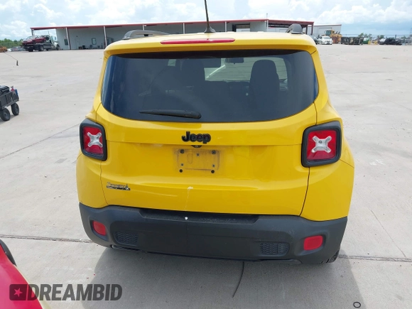 2017 Jeep Renegade Latitude with VIN ZACCJABB9HPG35478, listed as a IAAI auction lot 42576406 with 95,518 mi miles and . Bid and sale history available at DreamBid. Image 16.