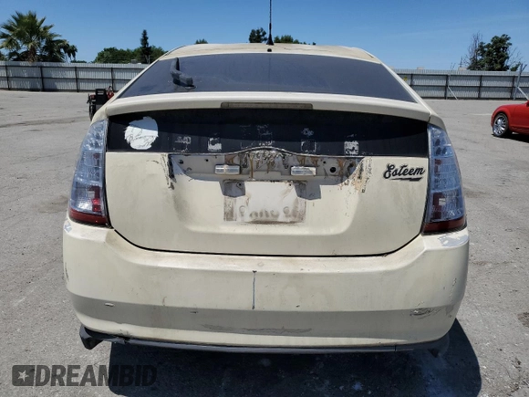 2007 Toyota Prius с VIN JTDKB20UX77653809, выставлен на аукционе Copart как лот 57064775 с пробегом Не указан миль и Чистый • Clean title. История ставок и продаж доступна на DreamBid. Изображение 6.