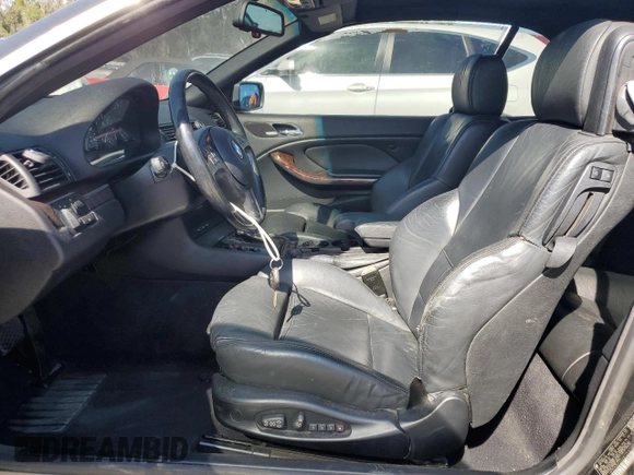 2001 BMW 3 Series 325Ci with VIN WBABS33481JY57601, listed as a Copart auction lot 43866775 with 110,650 mi miles and Salvage Title. Bid and sale history available at carsss.com. Image 7.
