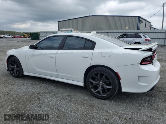 2019 Dodge Charger GT with VIN 2C3CDXHG3KH721430, listed as a Copart auction lot 51839515 with 89,556 mi miles and Salvage Title. Bid and sale history available at DreamBid. Image 2.