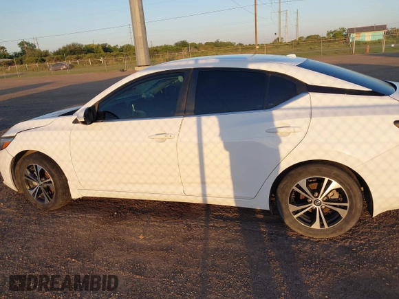 2021 Nissan Sentra SV with VIN 3N1AB8CVXMY265401, listed as a IAAI auction lot 41973734 with 58,040 mi miles and . Bid and sale history available at DreamBid. Image 14.