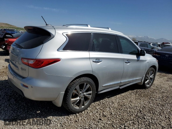 2014 Infiniti QX60 with VIN 5N1AL0MM6EC548126, listed as a Copart auction lot 52771335 with 166,479 mi miles and Clean Title. Bid and sale history available at DreamBid. Image 3.