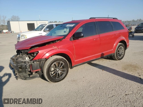 2019 Dodge Journey SE with VIN 3C4PDCBG8KT750637, listed as a Copart auction lot 46603645 with 92,274 mi miles and Salvage Title. Bid and sale history available at DreamBid. Image 1.