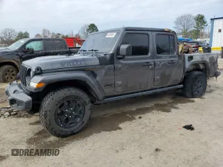 2022 Jeep Gladiator Texas Trail with VIN 1C6HJTAG2NL128766, listed as a Copart auction lot 44345455 with 0 mi miles and Salvage Title. Bid and sale history available at carsss.com. Image 1.