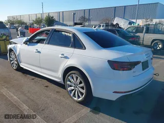 2018 Audi A4 Premium with VIN WAUKMAF48JN001198, listed as a IAAI auction lot 41365318 with 82,893 mi miles. Bid and sale history available at carsss.com. Image 3.