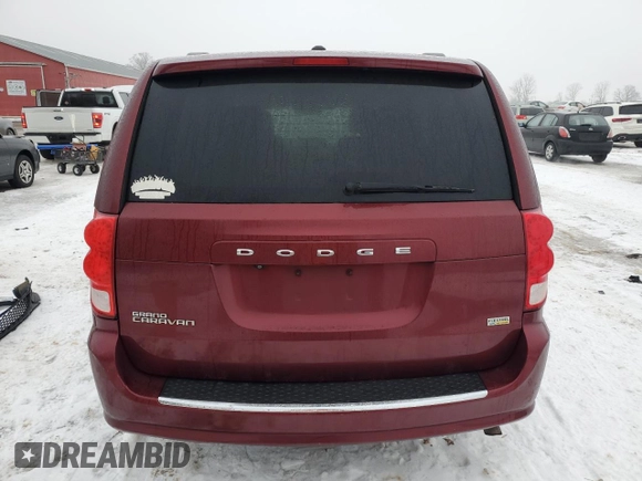 2017 Dodge Grand Caravan Crew Plus with VIN 2C4RDGDG9HR754866, listed as a Copart auction lot 42341225 with 213,458 mi miles and Salvage Title. Bid and sale history available at DreamBid. Image 6.