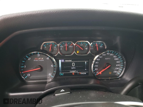 2015 Chevrolet Silverado 1500 LT with VIN 1GCVKREC4FZ322166, listed as a Copart auction lot 51247185 with 124,867 mi miles and Clean Title. Bid and sale history available at DreamBid. Image 9.