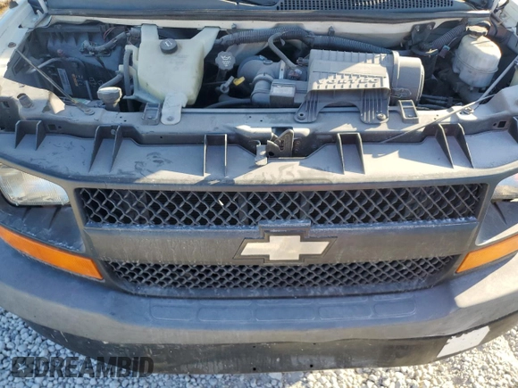 2013 Chevrolet Express Cargo Van with VIN 1GCWGGBA5D1104262, listed as a Copart auction lot 44511665 with 153,283 mi miles and Salvage Title. Bid and sale history available at carsss.com. Image 12.