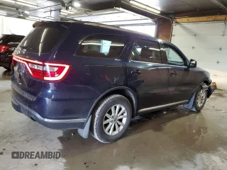 2015 Dodge Durango SXT with VIN 1C4RDJAG9FC114471, listed as a Copart auction lot 61121725 with 83,433 mi miles and Salvage title. Bid and sale history available at DreamBid. Image 3.