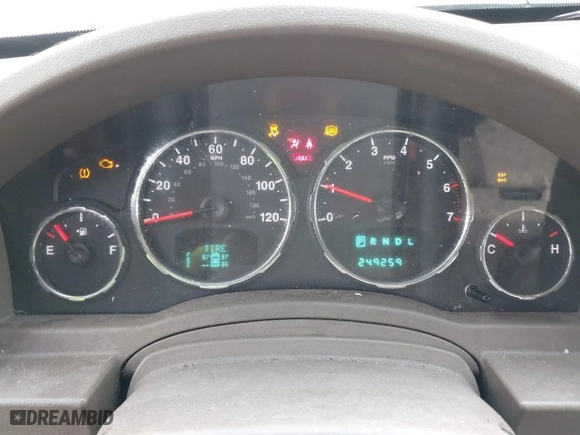 2008 Jeep Liberty Limited with VIN 1J8GP58K88W198700, listed as a IAAI auction lot 41648446 with 249,259 mi miles. Bid and sale history available at carsss.com. Image 7.