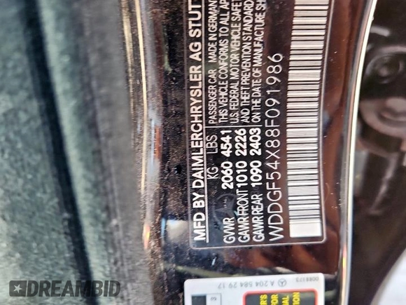 2008 Mercedes-Benz C 300 Sport with VIN WDDGF54X88F091986, listed as a Copart auction lot 59940055 with 156,150 mi miles and Salvage title. Bid and sale history available at DreamBid. Image 13.