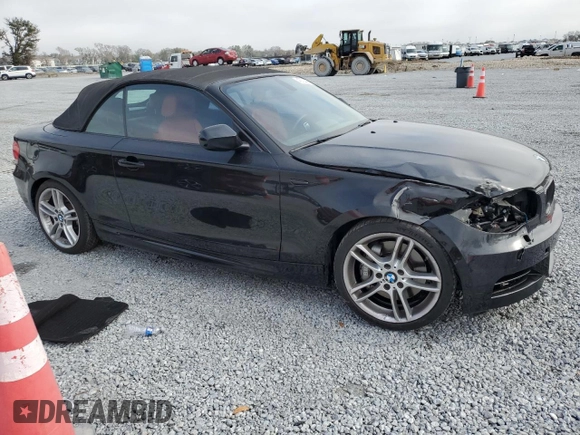 2012 BMW 1 Series 135i with VIN WBAUN7C52CVM26134, listed as a Copart auction lot 43724435 with Not provided miles and Salvage title. Bid and sale history available at DreamBid. Image 4.