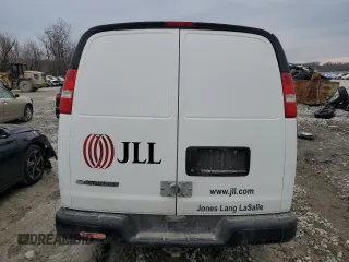 2020 Chevrolet Express Cargo with VIN 1GCWGAFP4L1174507, listed as a Copart auction lot 44225975 with 130,444 mi miles and Salvage Title. Bid and sale history available at DreamBid. Image 6.