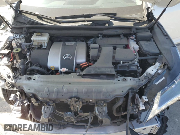 2018 Lexus RX 450h with VIN 2T2BGMCA3JC027017, listed as a Copart auction lot 59182395 with 26,937 mi miles and Salvage title. Bid and sale history available at DreamBid. Image 12.