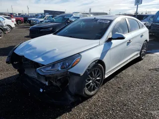 2019 Hyundai Sonata Sport with VIN 5NPE34AF6KH794225, listed as a Copart auction lot 46587045 with 100,155 mi miles and Non Repairable. Bid and sale history available at carsss.com. Image 1.