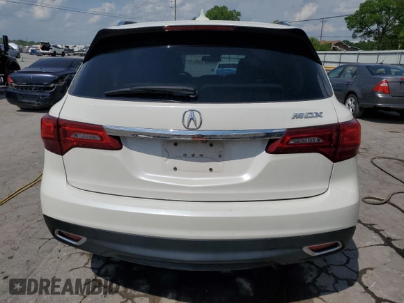 2014 Acura MDX Technology with VIN 5FRYD3H42EB007510, listed as a Copart auction lot 54881735 with 227,072 mi miles and Salvage Title. Bid and sale history available at carsss.com. Image 6.