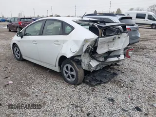 2013 Toyota Prius One with VIN JTDKN3DUXD5544751, listed as a IAAI auction lot 42019257 with 154,450 mi miles and . Bid and sale history available at carsss.com. Image 3.