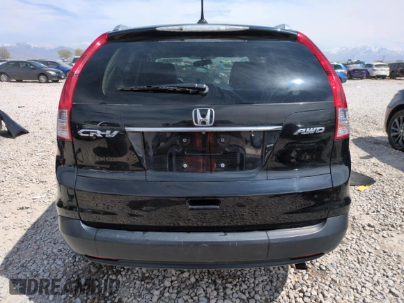 2014 Honda CR-V EX-L with VIN 5J6RM4H79EL009333, listed as a Copart auction lot 53100335 with 103,466 mi miles and Salvage Title. Bid and sale history available at carsss.com. Image 6.