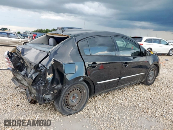 2012 Nissan Sentra S with VIN 3N1AB6AP5CL779984, listed as a Copart auction lot 62710115 with 164,624 mi miles and Salvage title. Bid and sale history available at DreamBid. Image 3.