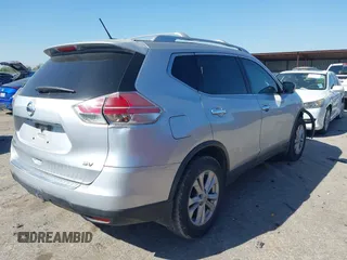 2015 Nissan Rogue SV with VIN KNMAT2MT1FP554241, listed as a IAAI auction lot 41872726 with 157,573 mi miles and . Bid and sale history available at DreamBid. Image 4.