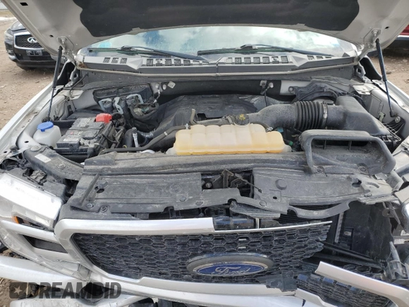 2018 Ford F-150 XL with VIN 1FTEX1EP8JFB61837, listed as a Copart auction lot 50494985 with 37,363 mi miles and Salvage Title. Bid and sale history available at carsss.com. Image 11.
