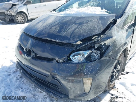 2012 Toyota Prius One with VIN JTDKN3DU4C1542337, listed as a IAAI auction lot 41212591 with 204417 miles. Bid and sale history available at carsss.com. Image 6.