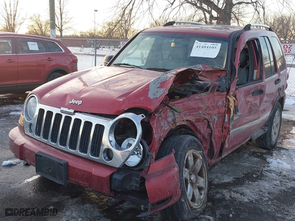 2006 Jeep Liberty Limited with VIN 1J4GL58K06W162249, listed as a IAAI auction lot 41404105 with 95,141 mi miles. Bid and sale history available at carsss.com. Image 17.