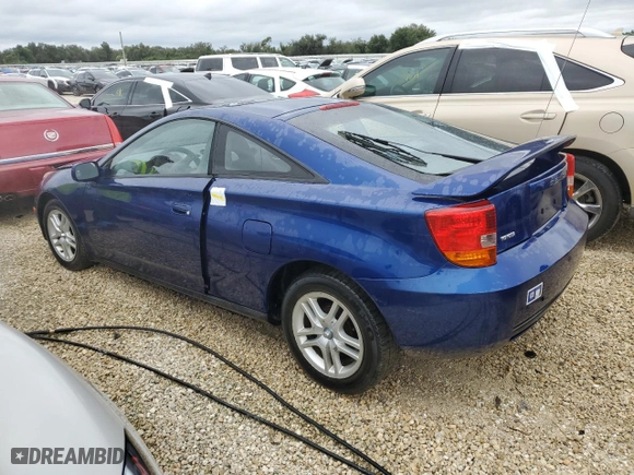 2000 Toyota Celica GT with VIN JTDDR32T2Y0052502, listed as a Copart auction lot 74485804 with 0 mi miles and Non Repairable. Bid and sale history available at carsss.com. Image 2.