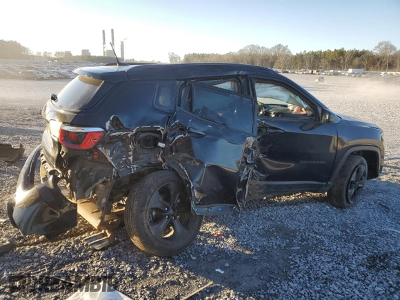 2019 Jeep Compass Altitude with VIN 3C4NJCBB9KT623707, listed as a Copart auction lot 88513665 with 127,208 mi miles and Salvage Title. Bid and sale history available at carsss.com. Image 3.