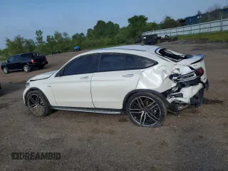2020 Mercedes-Benz GLC 43 AMG z VIN WDC0J6EB7LF728579, wystawiony jako Copart lot #58506255 z przebiegiem Nie podano mil oraz Tytuł czysty. Historia ofert i sprzedaży dostępna na DreamBid. Obrazek 2.