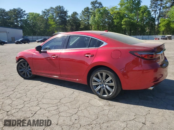 2021 Mazda 6 Grand Touring with VIN JM1GL1TY4M1616684, listed as a Copart auction lot 51931055 with 33,321 mi miles and Salvage Title. Bid and sale history available at carsss.com. Image 2.