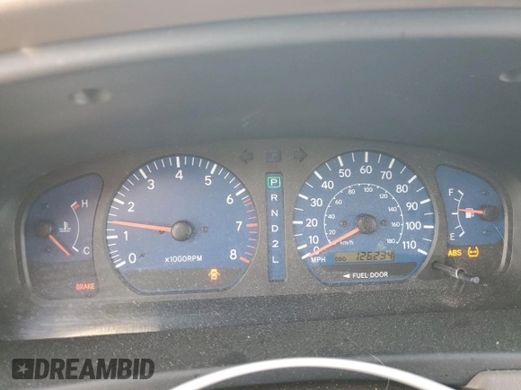 2002 Toyota Sienna LE with VIN 4T3ZF13C62U503242, listed as a Copart auction lot 81614164 with 126,234 mi miles and Salvage Title. Bid and sale history available at carsss.com. Image 9.