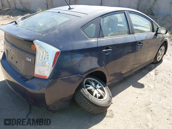 2010 Toyota Prius II with VIN JTDKN3DU6A0144856, listed as a IAAI auction lot 42253178 with 144,630 mi miles and . Bid and sale history available at DreamBid. Image 4.