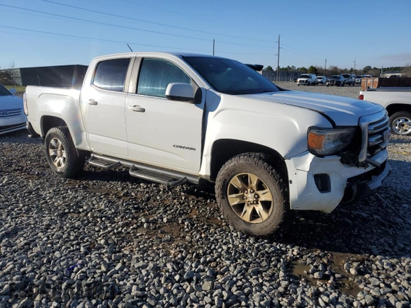 2017 GMC Canyon 2WD SLE with VIN 1GTG5CEA4H1149827, listed as a Copart auction lot 45521665 with 129,084 mi miles and Salvage Title. Bid and sale history available at carsss.com. Image 4.