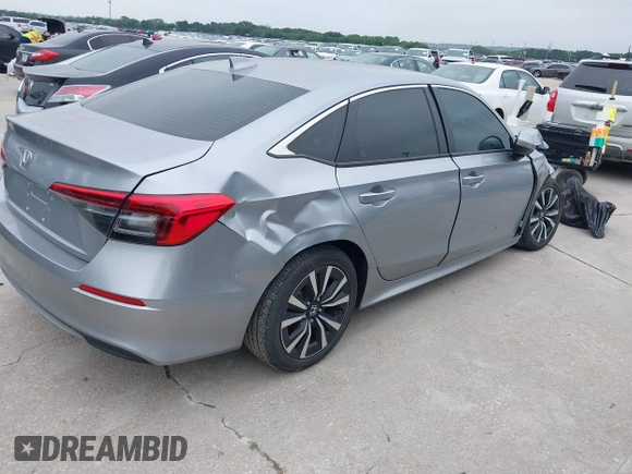2023 Honda Civic EX with VIN 2HGFE1F77PH321210, listed as a IAAI auction lot 42379950 with Not provided miles and . Bid and sale history available at DreamBid. Image 4.