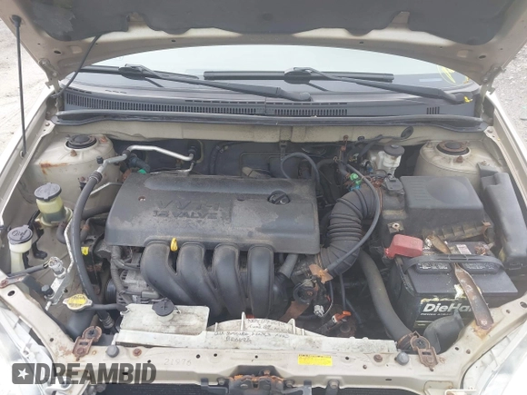 2004 Toyota Corolla CE with VIN 2T1BR32E44C235036, listed as a IAAI auction lot 42255194 with 154,580 mi miles and . Bid and sale history available at DreamBid. Image 10.