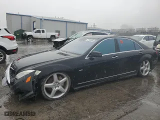 2012 Mercedes-Benz S-Class S 550 with VIN WDDNG7DB0CA423557, listed as a Copart auction lot 43563685 with 0 mi miles and Clean Title. Bid and sale history available at carsss.com. Image 1.