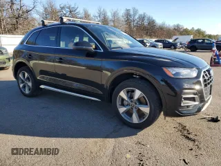 2023 Audi Q5 Premium with VIN WA1ABAFY0P2180588, listed as a Copart auction lot 45296975 with 24,530 mi miles and Salvage Title. Bid and sale history available at carsss.com. Image 4.
