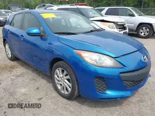 2012 Mazda Mazda3 i Touring with VIN JM1BL1L78C1634525, listed as a IAAI auction lot 42088851 with 122,161 mi miles. Bid and sale history available at carsss.com. Image 1.
