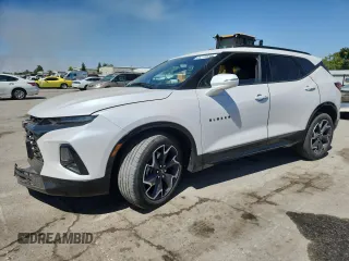 2020 Chevrolet Blazer RS with VIN 3GNKBERS4LS717851, listed as a Copart auction lot 58270685 with 23,674 mi miles and Salvage title. Bid and sale history available at DreamBid. Image 1.