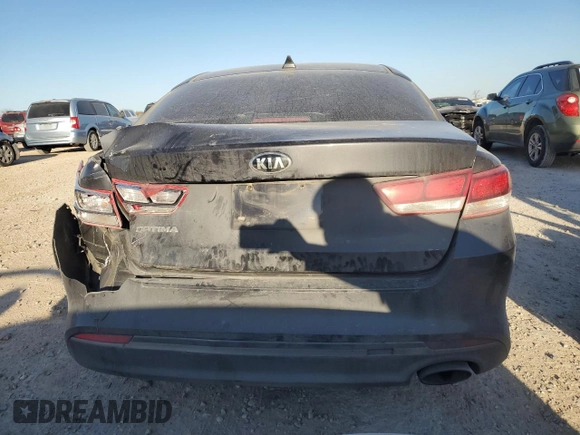 2017 Kia Optima LX with VIN 5XXGT4L32HG147465, listed as a Copart auction lot 48656825 with 183,438 mi miles and Salvage Title. Bid and sale history available at carsss.com. Image 6.