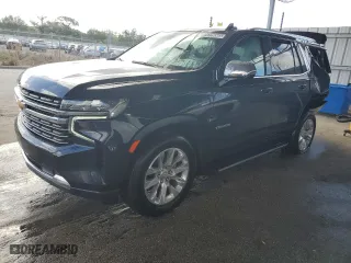 2023 Chevrolet Tahoe Premier with VIN 1GNSKSKDXPR470760, listed as a Copart auction lot 51776565 with 54,289 mi miles and Clean Title. Bid and sale history available at carsss.com. Image 1.
